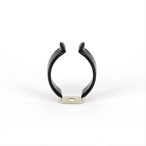 T9 LED ống ánh sáng thép không gỉ giữ đèn mùa xuân Clip đèn kẹp với nhựa màu đen Bìa - Product Image 1