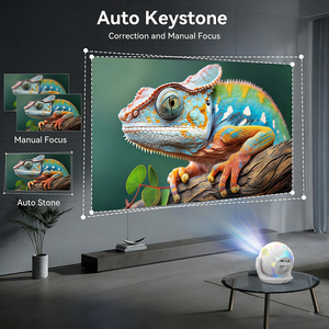 2026 New Arrival OEM Smart <b>Projector</b> Android 14 Electric Focus Custom Logo Wholesale Football <b>Projector</b> - Product Image 4