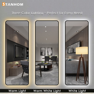 STANHOM CE UKCA RoHS <span class=keywords><strong>Espejo</strong></span> grande <span class=keywords><strong>de</strong></span> <span class=keywords><strong>cuerpo</strong></span> <span class=keywords><strong>entero</strong></span> <span class=keywords><strong>Espejo</strong></span> rectangular <span class=keywords><strong>de</strong></span> longitud completa con luz - Product Image 3