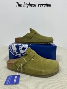 Sandalias Ortopédicas de Gamuza Vacuna y Pantuflas de Corcho con Soporte de Arco, Ligeras, Inspiradas en s-Factory Direct - Product Image 2