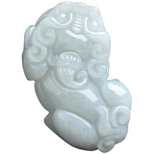 Colgante de Jadeíta Natural de Myanmar Pi Xiu, Diseño Original, Bestias Míticas Chinas, Regalo con Certificado de Tasación PX01 - Product Image 5