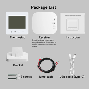 Contrôleur de température ambiante numérique programmable RKHK Tuya avec écran LCD, contrôleur de hub Wi-Fi pour système de chauffage au sol, <span class=keywords><strong>sans</strong></span> fil - Product Image 6