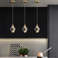 Lámparas decorativas contemporáneas de lujo para comedor, hogar, escaleras, techo, Cristal, lámpara colgante de araña