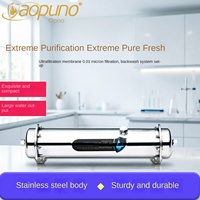 Filtre central pour eau du robinet domestique, en acier inoxydable, à haut débit, ultrafiltration pour cuisine, purificateur d'eau pour toute la maison
