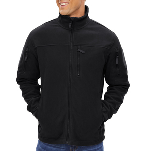 Vente en gros d'uniformes d'entreprise en polyester avec fermeture éclair pour l'extérieur avec logo Veste <span class=keywords><strong>Polair</strong></span> à fermeture éclair complète pour hommes Custom Tech Micro Polar Fleece Jacket pour hommes - Product Image 6