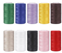 Cordon de macramé de 100 yards, corde en coton et nylon colorée, ficelle souple et flexible pour artisanat, bricolage, couture, décoration de la maison et de mariage
