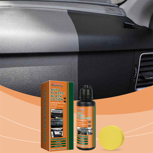 Rayhong 100ml auto en plastique noir lotion éponge ensemble <span class=keywords><strong>voiture</strong></span> boîte tableau de bord pièces en plastique pneus rénovation anti fading lotion - Product Image 6