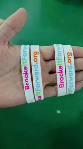 Pulseras Deportivas de Silicona con Impresión en Serigrafía, Resistentes al Agua, Personalizables en Color y Logotipo, Promocionales, sin Pedido Mínimo - Product Image 4