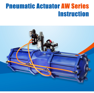 Mô-men xoắn cao khí nén AW Thiết bị truyền động mùa xuân trở lại khí nén mặt bích loại PTFE ghế 16bar thép không gỉ 304 bóng van - Product Image 6