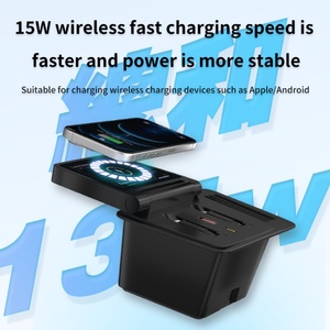 Station de charge rapide sans fil et filaire pour voiture, adaptée aux Audi Q5L, pour la modification et l'amélioration des véhicules 2021-2025 - Product Image 6