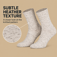 Chaussettes mi-mollet personnalisées pour hommes, en coton, polyester et élasthanne, respirantes, écologiques, pour l'automne, avec logo discret
