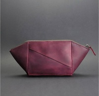 Sac à fermeture éclair en cuir vintage, organisateur de trousse de toilette, trousse de toilette de luxe pour femmes
