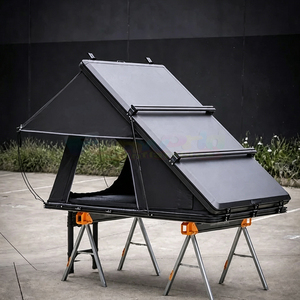 Tente de toit tout-terrain 4x4 durable pour 4 personnes, tente de toit pour camion, camping en plein air, tente de toit rigide en aluminium - Product Image 2