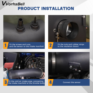 Sistema de Admisión de Aire Frío de Aluminio de Alto Rendimiento Aosu 12-21 para Sequoia 5.7L V8, Color Negro, Mejora la Potencia DR156 - Product Image 5