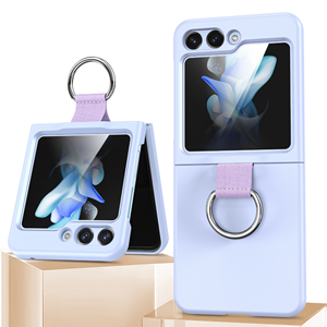 ฝาครอบพีซีป้องกันแสงบางกันน้ำพับเก็บได้สำหรับ <span class=keywords><strong>Galaxy</strong></span> <span class=keywords><strong>Zflip3</strong></span> 4 5-เคสโทรศัพท์มือถือที่เรียบง่ายและสง่างาม - Product Image 5