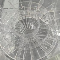 Dispositif expérimental complexe personnalisé en acrylique écologique, résistant à l'ozone, transparent, pour le soudage à l'eau de réservoirs de flux d'instruments