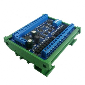 DC 12V 24V Expansion Board 300MA Current 16 in 16 out RS485 Remote Control <b>Switch</b> PLC IO Expansion Board Modbus RTU Module - Product Image 2