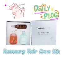 Coffret soin capillaire naturel et bio au romarin à base de plantes, pour soulager le cuir chevelu, apaiser les démangeaisons, shampooing et après-shampooing coffret cadeau