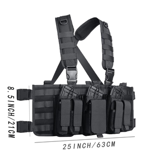 ชุดอุปกรณ์ยุทธวิธีแบบโมดูลาร์สำหรับติดตั้งวิทยุสื่อสาร ปรับระดับสายสะพายไหล่ได้ รองรับระบบ MOLLE ถอดออกได้ - Product Image 4