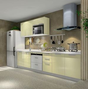 Venta de diseño directo de fábrica de China, gabinetes de muebles de cocina con coctelera de diseños modernos de estilo australiano personalizado - Product Image 2