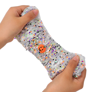 Halloween Evil Eves Putty Glow in the Dark Silica Clay Hand Putty Stress Relief Supr Putty Educational Toy - Product Image 6