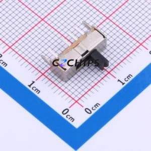 HX SS13D07VG4 Slide Switch Through hole Component (THT) Switch Single Pole Three Throw Rectangle Pin Header PC Pin 12.7mm - Product Image 1