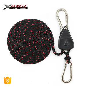 <span class=keywords><strong>Sangle</strong></span> à <span class=keywords><strong>cliquet</strong></span> réglable 1/8'' avec mousqueton <span class=keywords><strong>2m</strong></span> pour fixation de cargaison - Product Image 4