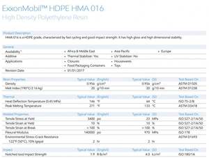 เรซิน HDPE อีซอนโมบิล HDPE HMA 016 โพลีเอทิลีนความหนาแน่นสูง วัตถุดิบพลาสติกเม็ด HDPE สำหรับภาชนะ - Product Image 2