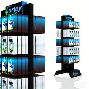 Expositor de Piso para Supermercado con Ganchos Metálicos de Doble Cara, Estante Colgante para Maquinillas de Afeitar, Brochas de Afeitar y Productos de Consumo - Product Image 6