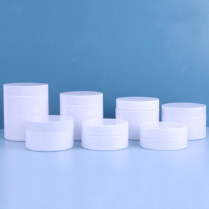 4oz 5oz Jar White Lid 50ml 80ml 100ml 200ml 250ml PET Plastic Cosmetic Cream Jar for Hair Care Body Butter Container
