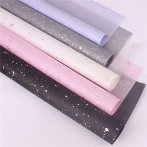 กระดาษห่อดอกไม้กันน้ำลายดรีมโกลด์และซิลเวอร์พอยท์ วัสดุห่อดอกไม้ กระดาษห่อของขวัญ - Product Image 2