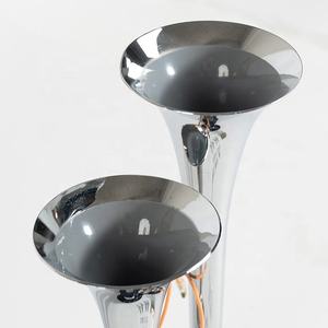 Double klaxon à air chromé de <span class=keywords><strong>camion</strong></span> de 12 \ "x9-1/2 \" personnalisé avec conception de haut-parleur à 2 voies d'électrovanne de 12/24 volts pour <span class=keywords><strong>camion</strong></span> - Product Image 4