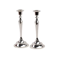 Bougeoir de luxe plaqué argent pour la décoration de mariage bougeoir en métal dernier bougeoir candélabre bougeoir