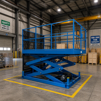 Plateforme élévatrice à ciseaux hydraulique personnalisée de 1 tonne pour chargement de conteneurs, niveleur de quai en acier inoxydable, hauteur maximale de 10 m