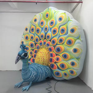 Bouées gonflables géantes publicitaires : Magnifique paon insulaire - Product Image 1