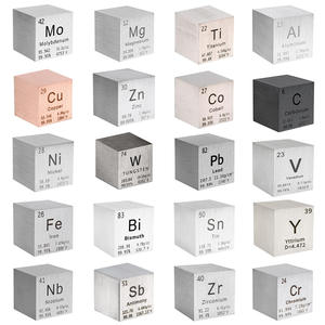 Juego de cubos de elementos metálicos, 10 piezas, figuras de la tabla periódica, juguete educativo de ciencia para escritorio de oficina, regalo - Product Image 2