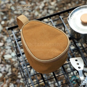 Sac de rangement pour bol de camping en plein air, sac en toile pour bol de pique-nique, sac à couverts portable - Product Image 2