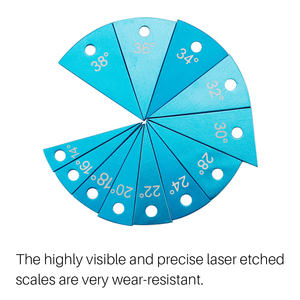 Fabrika kaynağı veteriner ortopedik genel enstrüman gonyometresi kemik cerrahi temeli enstrüman TPLO açı cetvel ölçme - Product Image 3