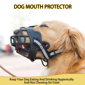 Bozal Ajustable Reflectante de Plástico Suave para Mascotas, Anti-Mordidas y Ladridos, Cubre Boca para Perros Clásico, Tallas Pequeña, Mediana y Extra Grande, para la Seguridad de las Mascotas - Product Image 4