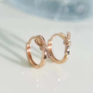 ต่างหูเพชร CVD หรูหรา ทองคำ 18K ต่างหูเพชรเลี้ยงในห้องปฏิบัติการ ต่างหูแบบหนีบ เครื่องประดับชั้นดี ต่างหูสำหรับผู้หญิง - Product Image 3