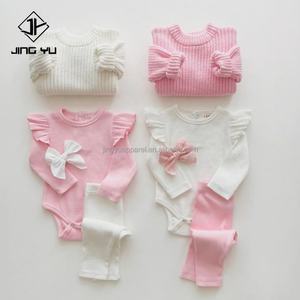 Traje de Baño de Algodón Waffle de Alta Calidad para Niños, Traje de Baño Combinado para Niñas, Traje de Baño Personalizado para Bebés, Niños y Niñas - Product Image 4