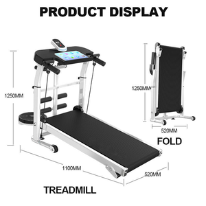 Wholesale Customization Home Treadmill Intelligent Silent Folding Sports Indoor Small Mechanical Treadmill <b>Walking</b> <b>Machine</b> - Product Image 3