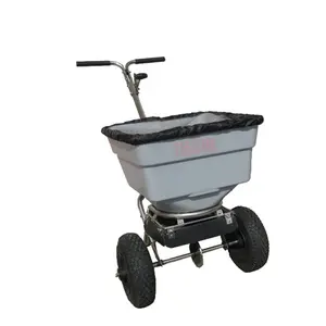 High Efficiency 58L Capacity Garden Grass Seed Fertilizer Sand Drop Spreader