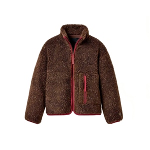 Chaqueta <span class=keywords><strong>Marlene</strong></span> Confetti para Mujer al por Mayor, de Forro Polar Esponjoso, con Cremallera, Cuello Alto, Manga Raglán, Bolsillos, Cálida, Informal, para Invierno - Product Image 1