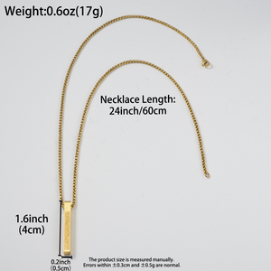 Acier inoxydable plaqué or 18 carats, gravé de motifs complexes, bicolore, brillant, personnalisable, unisexe, tendance, pour mariage, vente en gros - Product Image 6