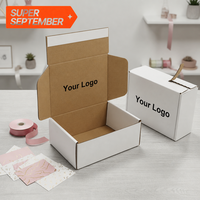 Boîtes d'expédition à fermeture éclair en carton ondulé E Flute, conçues sur mesure avec bande détachable, recyclables, pour usage domestique