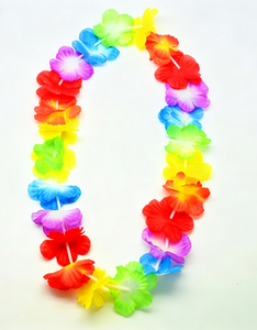 Collana di Ghirlande Colorate, <span class=keywords><strong>Accessori</strong></span> per Feste Hawaiane, Ideali per Spiaggia, Luau ed Eventi in Costume - Product Image 6