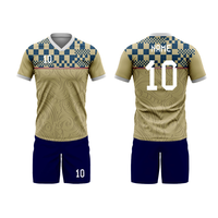Ensemble d'uniformes de football personnalisés pour jeunes, maillot de football sublimé, short, logo d'équipe personnalisé, numéro, vêtements d'entraînement de football pour enfants
