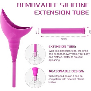 Dispositivo de Micción Femenino NZMAN, Urinario Femenino Reutilizable de Silicona, Embudo para Orinar para Mujeres que les Permite Orinar de Pie para Acampar - Product Image 3