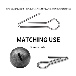 Plomb de leurre 3G-21G Plomb à dégagement rapide Plomb rond coulissant Texas Rig Components - Product Image 3